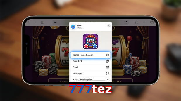 Game list for 777Tez ios section